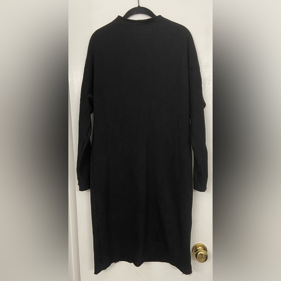 Frank & Eileen Izzie Triple Fleece Sweatshirt Party Dress Black Size Medium - Picture 4 of 8